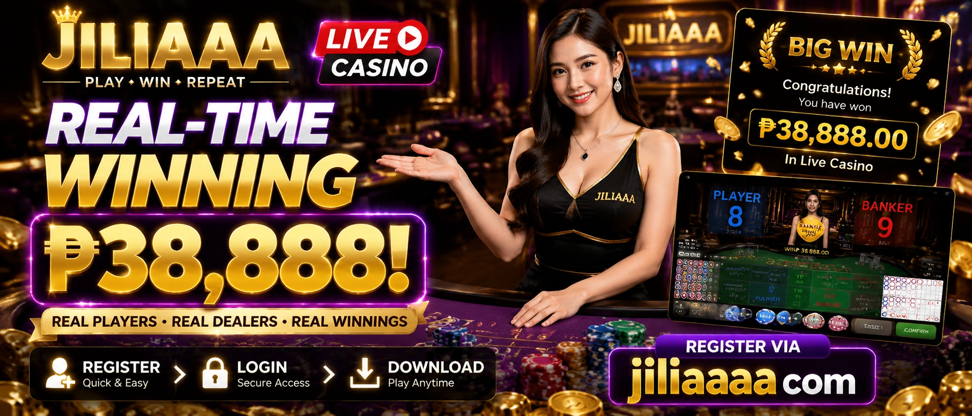 Live casino Philippines hub hero image