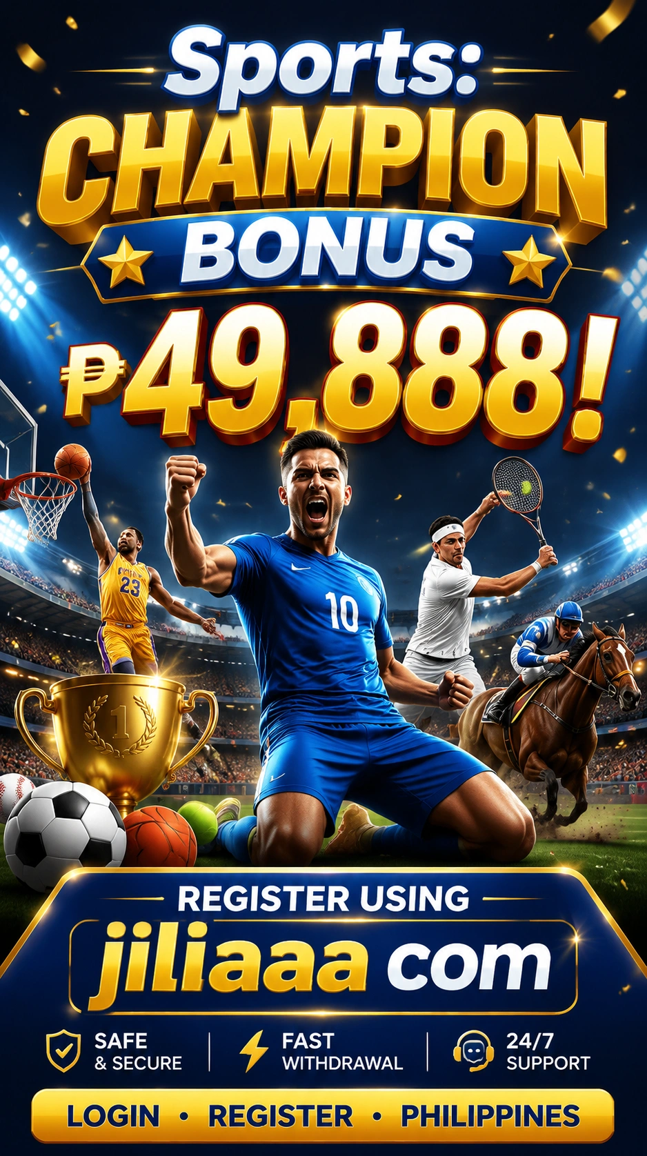 Mobile sports betting interface for Filipino players